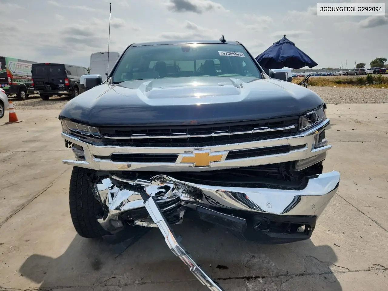 3GCUYGED3LG292094 2020 Chevrolet Silverado K1500 Ltz