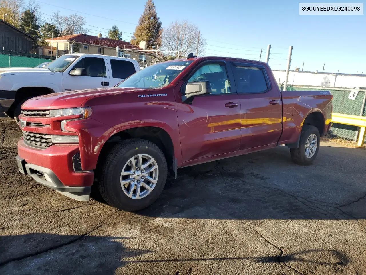 3GCUYEEDXLG240093 2020 Chevrolet Silverado K1500 Rst