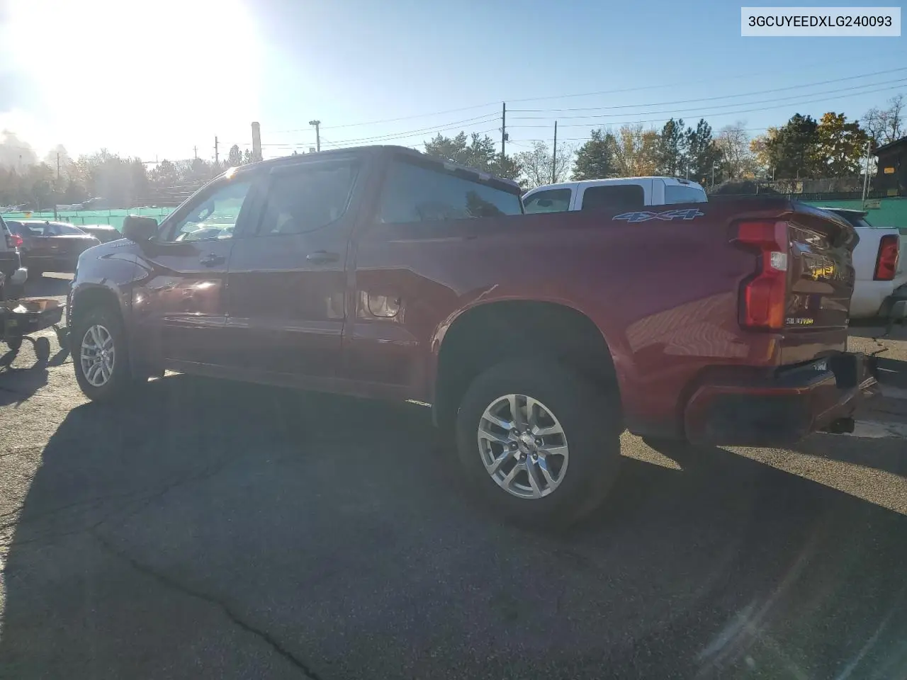 3GCUYEEDXLG240093 2020 Chevrolet Silverado K1500 Rst
