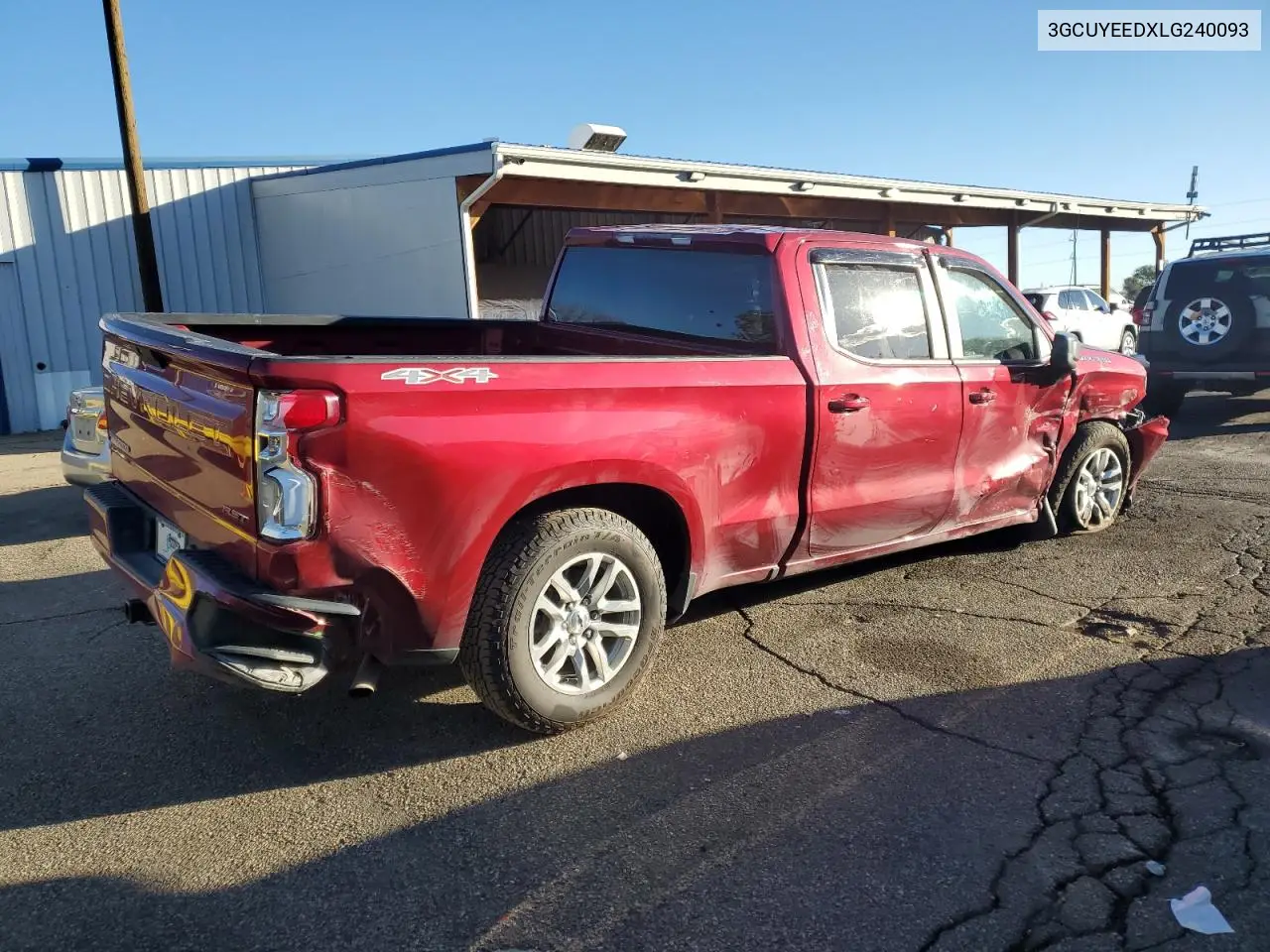3GCUYEEDXLG240093 2020 Chevrolet Silverado K1500 Rst
