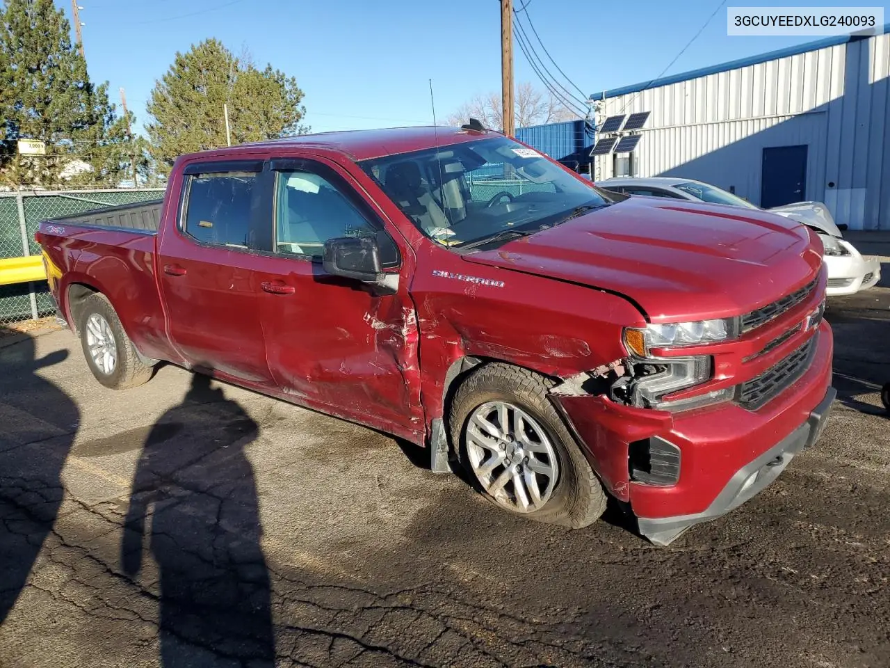 3GCUYEEDXLG240093 2020 Chevrolet Silverado K1500 Rst