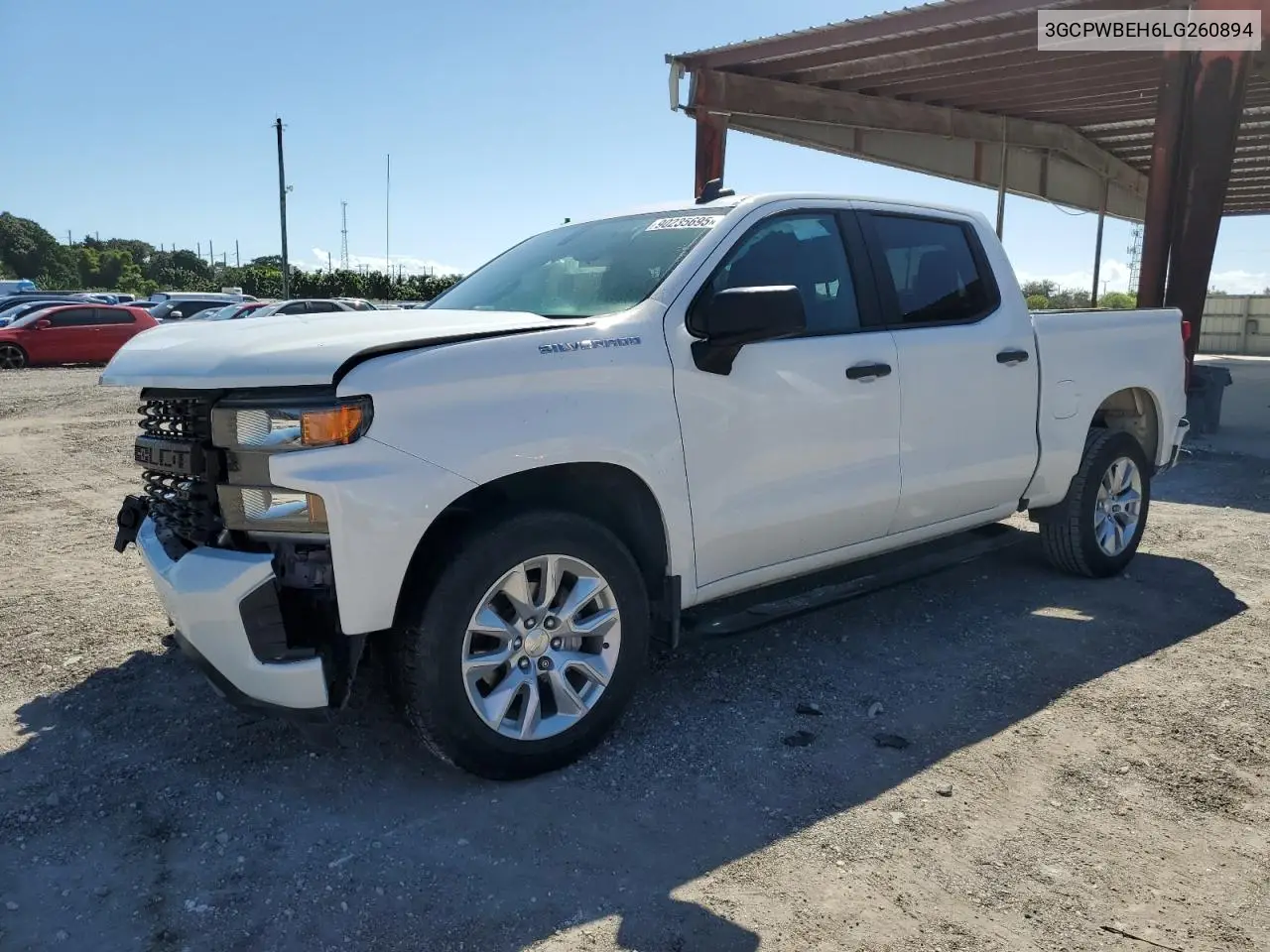 3GCPWBEH6LG260894 2020 Chevrolet Silverado C1500 Custom