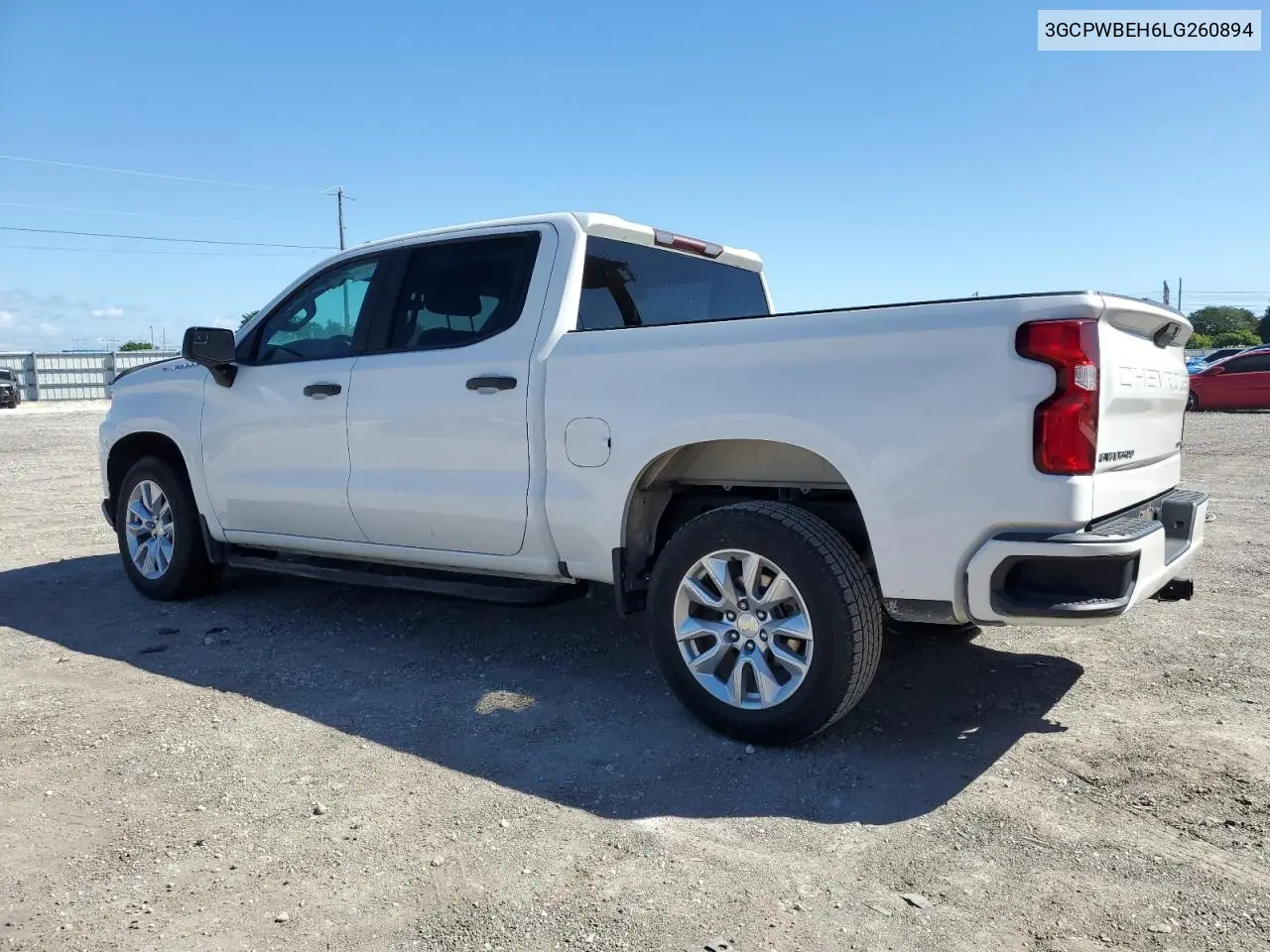3GCPWBEH6LG260894 2020 Chevrolet Silverado C1500 Custom