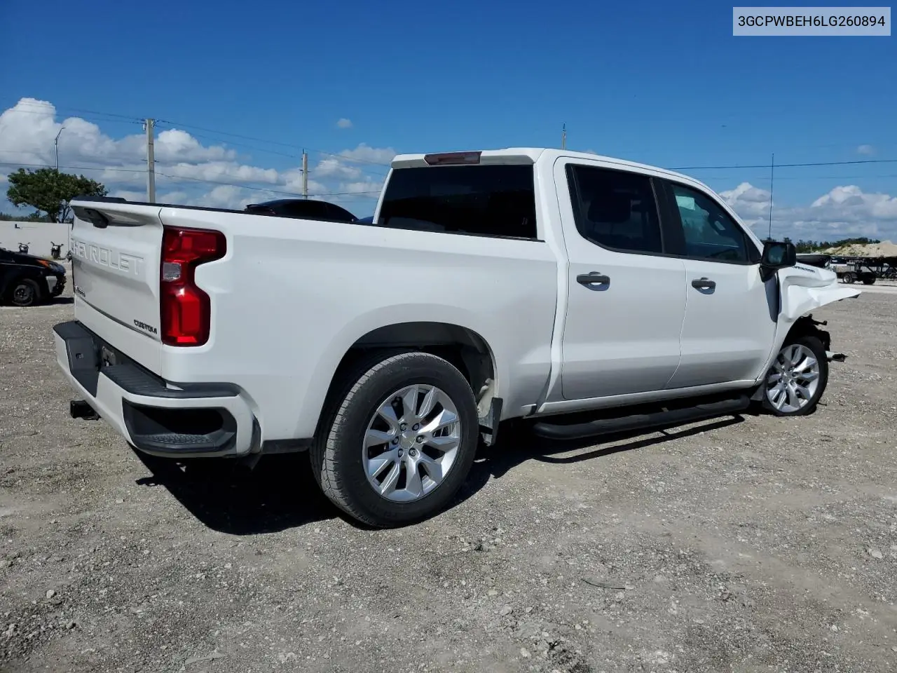 3GCPWBEH6LG260894 2020 Chevrolet Silverado C1500 Custom