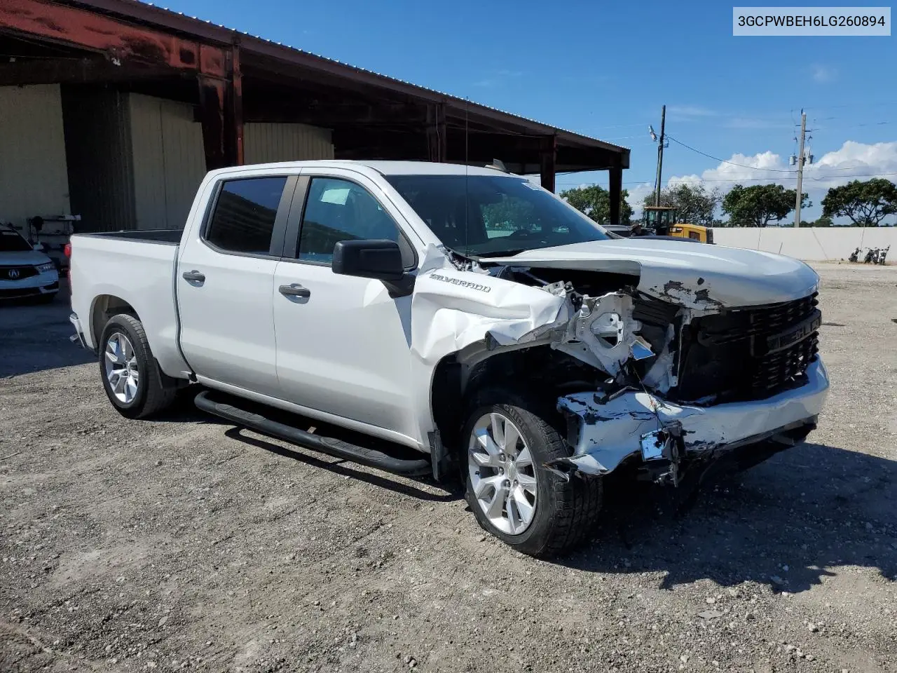 3GCPWBEH6LG260894 2020 Chevrolet Silverado C1500 Custom