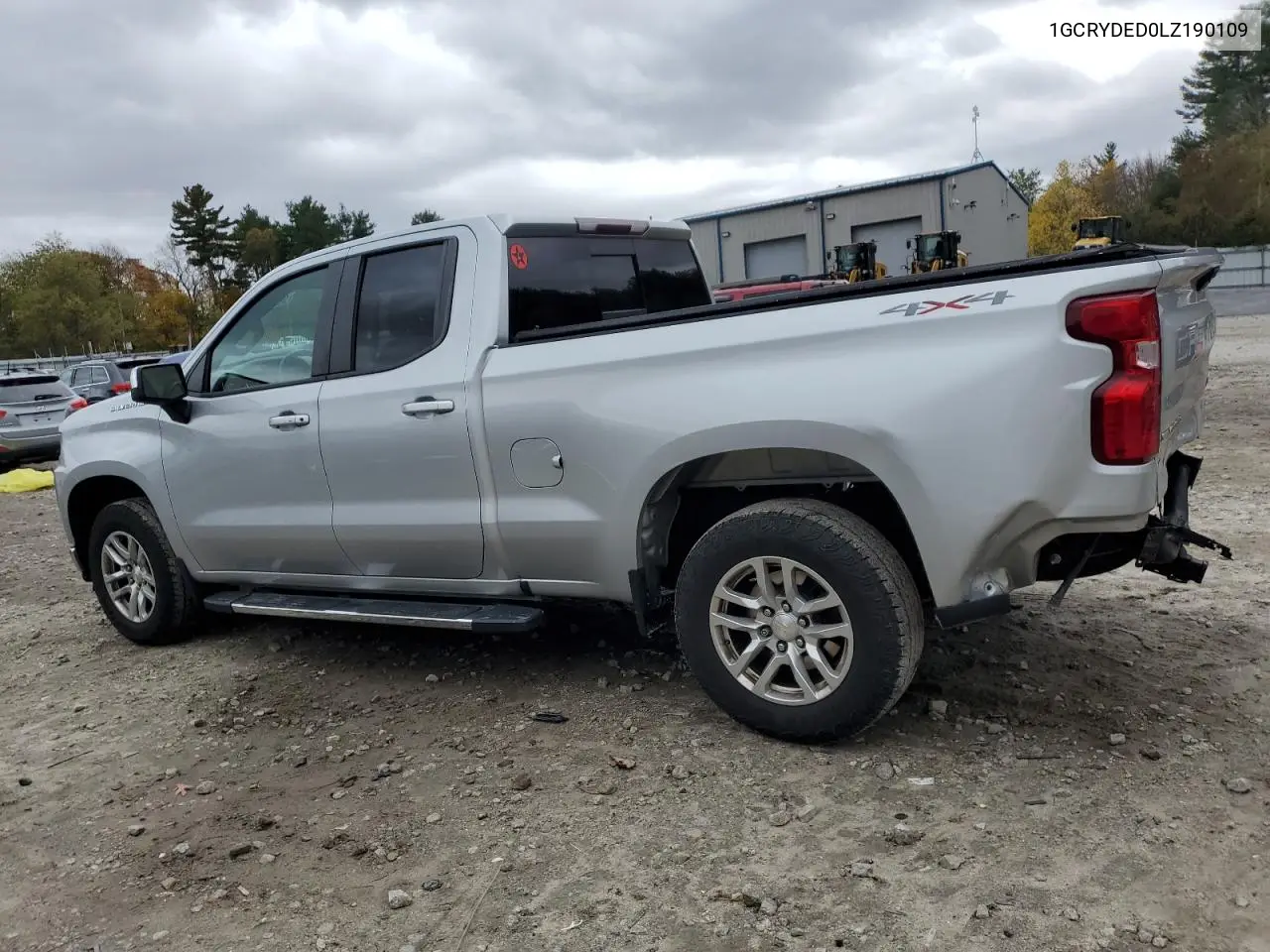 1GCRYDED0LZ190109 2020 Chevrolet Silverado K1500 Lt