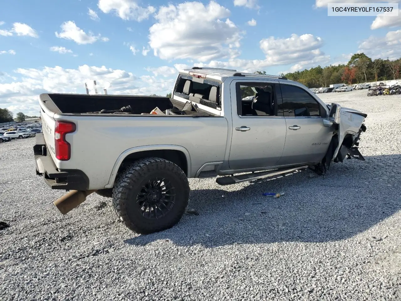 1GC4YREY0LF167537 2020 Chevrolet Silverado K2500 High Country
