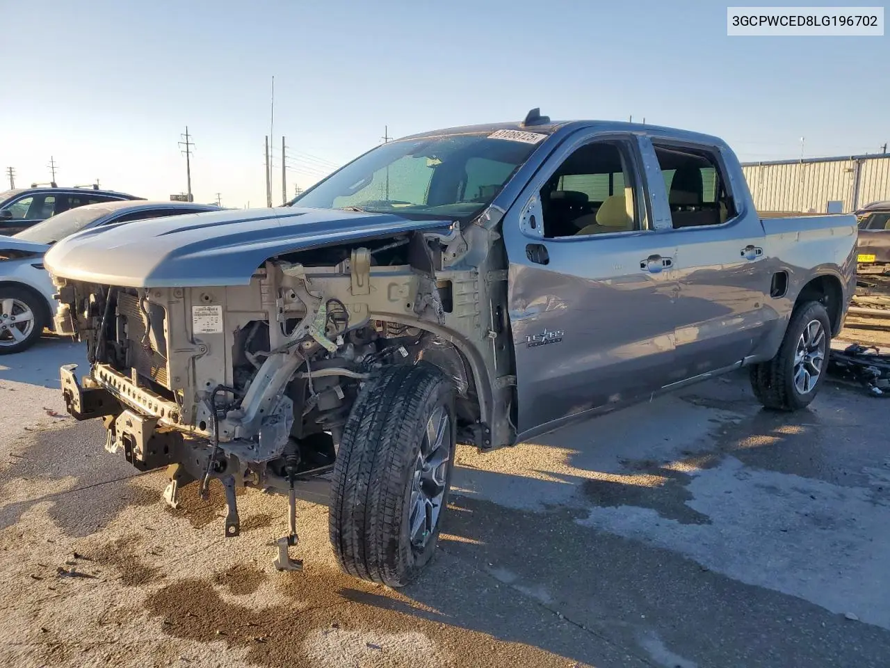 3GCPWCED8LG196702 2020 Chevrolet Silverado C1500 Lt