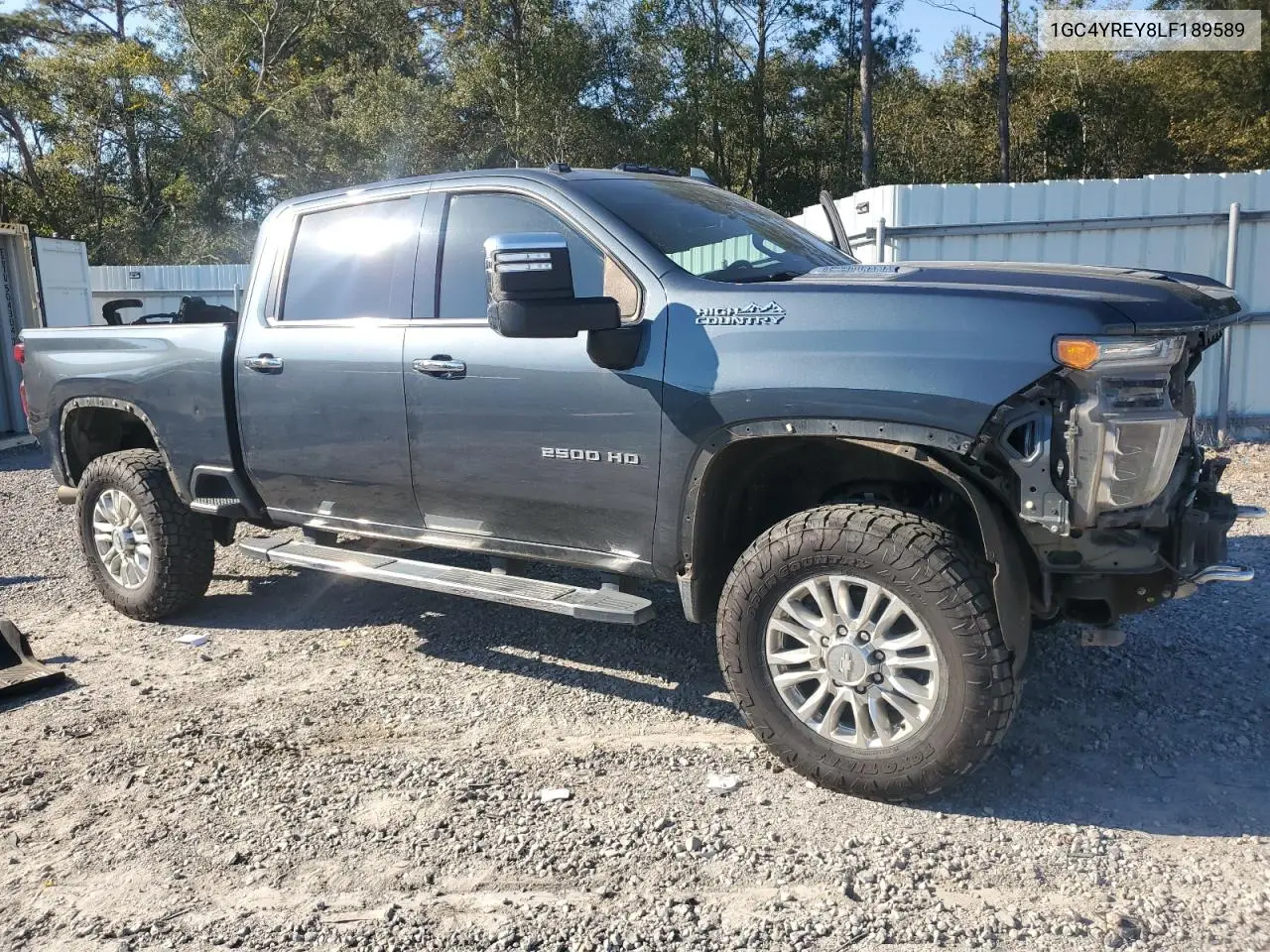 1GC4YREY8LF189589 2020 Chevrolet Silverado K2500 High Country