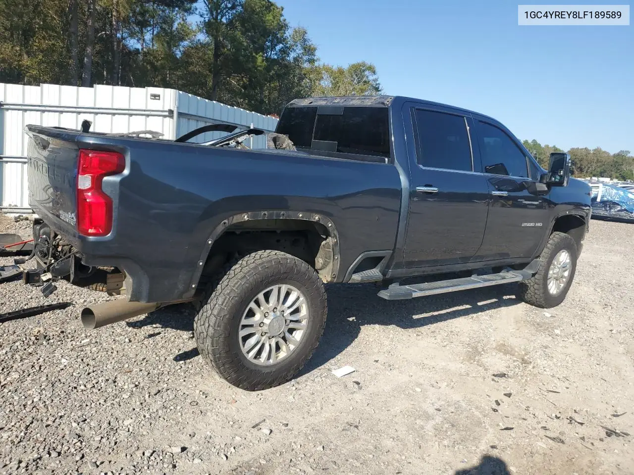 1GC4YREY8LF189589 2020 Chevrolet Silverado K2500 High Country