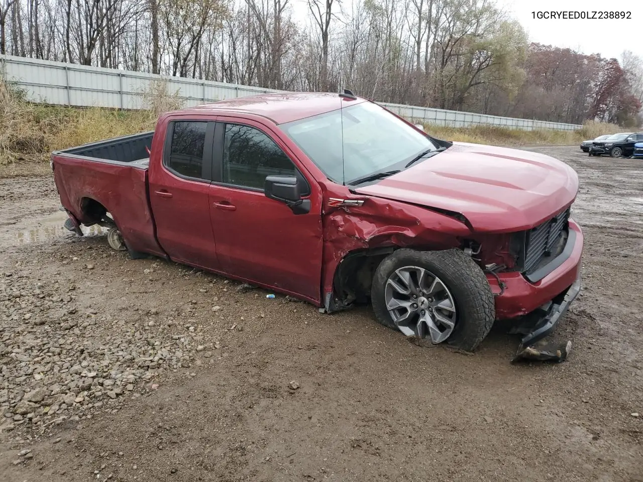 1GCRYEED0LZ238892 2020 Chevrolet Silverado K1500 Rst