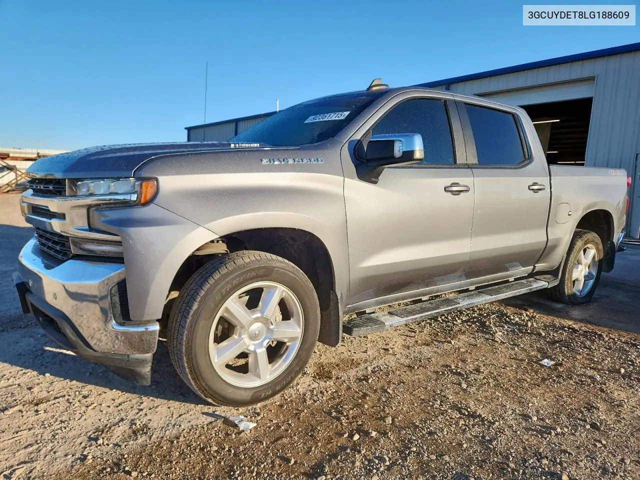 3GCUYDET8LG188609 2020 Chevrolet Silverado K1500 Lt