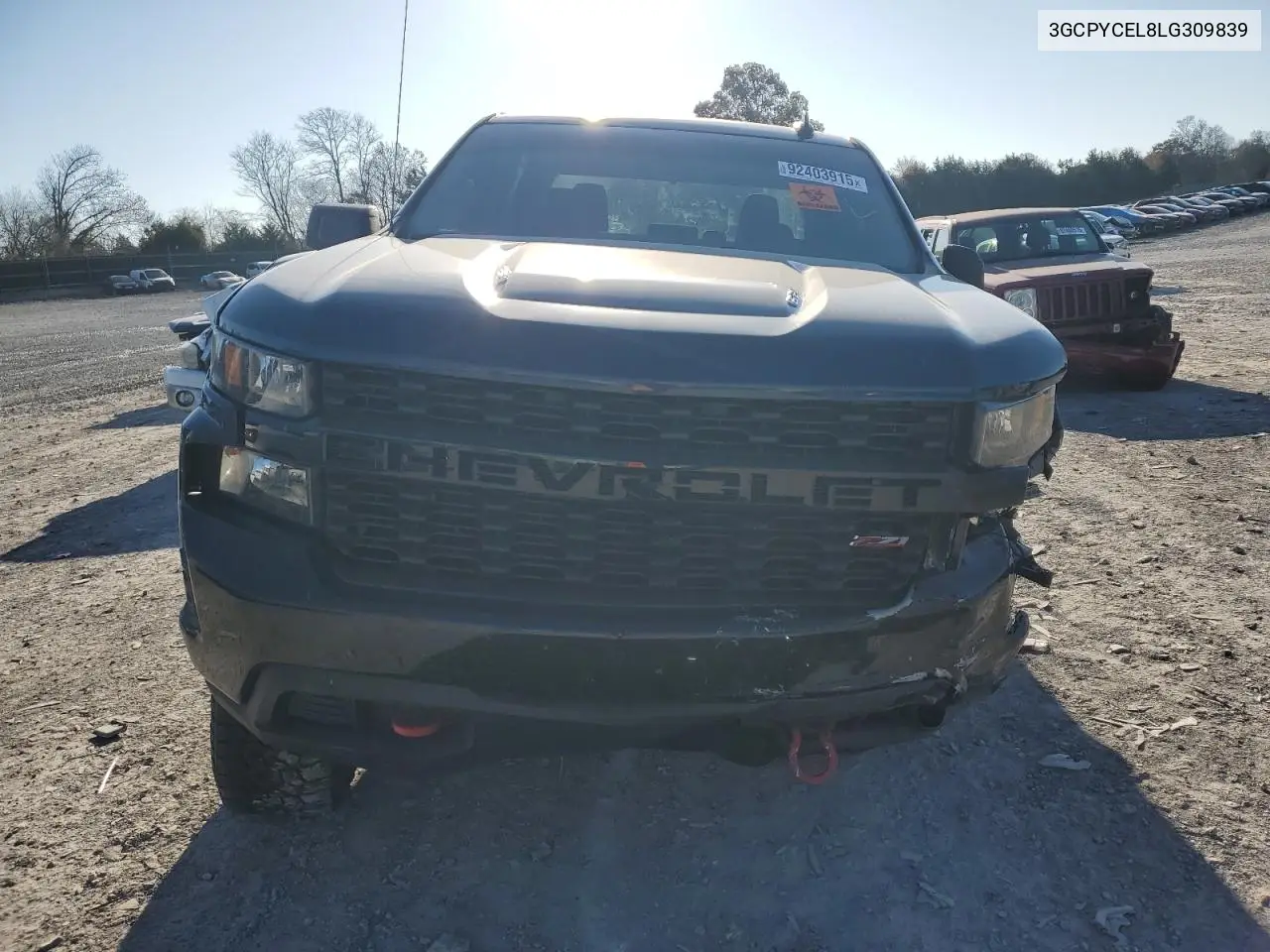3GCPYCEL8LG309839 2020 Chevrolet Silverado K1500 Trail Boss Custom
