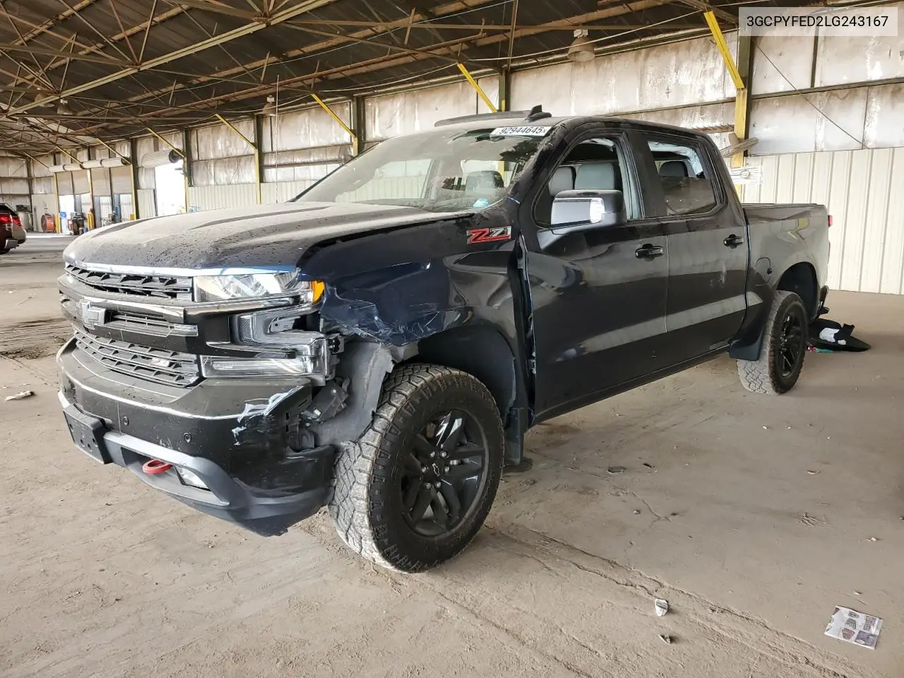 3GCPYFED2LG243167 2020 Chevrolet Silverado K1500 Lt Trail Boss