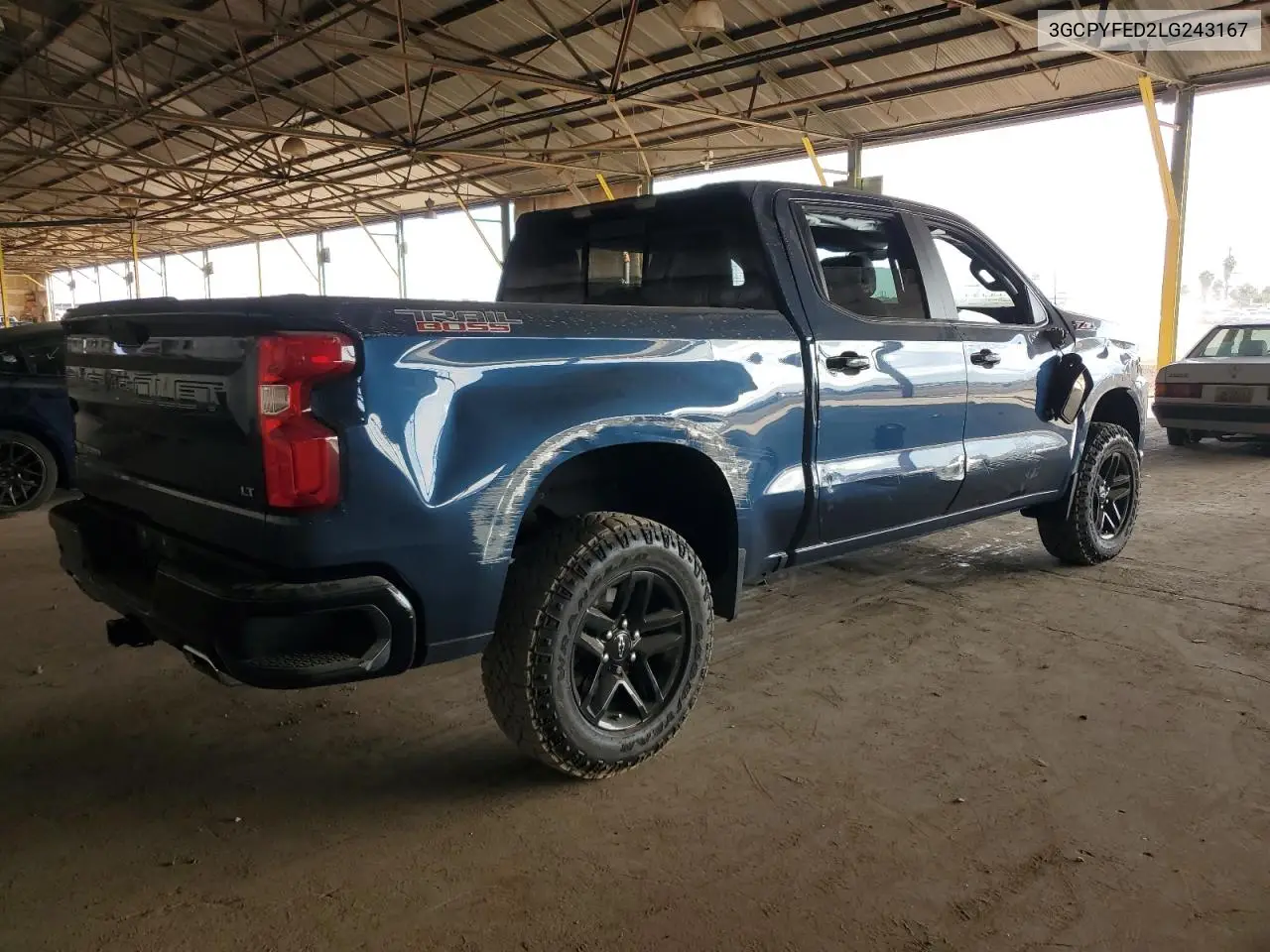 3GCPYFED2LG243167 2020 Chevrolet Silverado K1500 Lt Trail Boss
