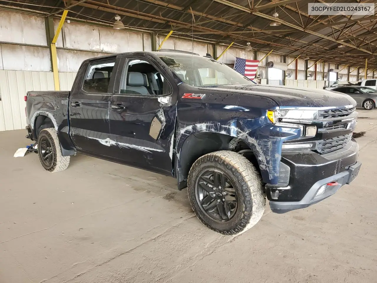 3GCPYFED2LG243167 2020 Chevrolet Silverado K1500 Lt Trail Boss