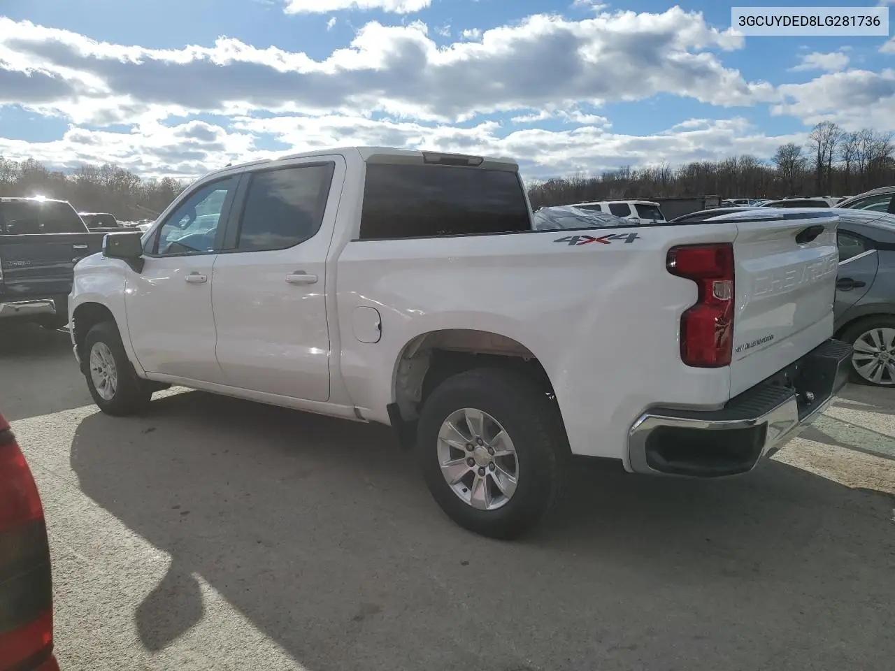 3GCUYDED8LG281736 2020 Chevrolet Silverado K1500 Lt
