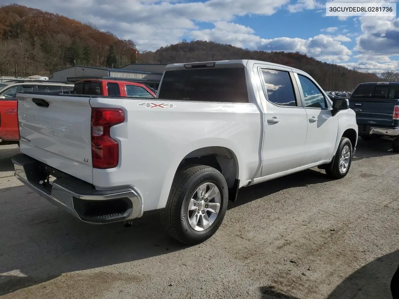 3GCUYDED8LG281736 2020 Chevrolet Silverado K1500 Lt