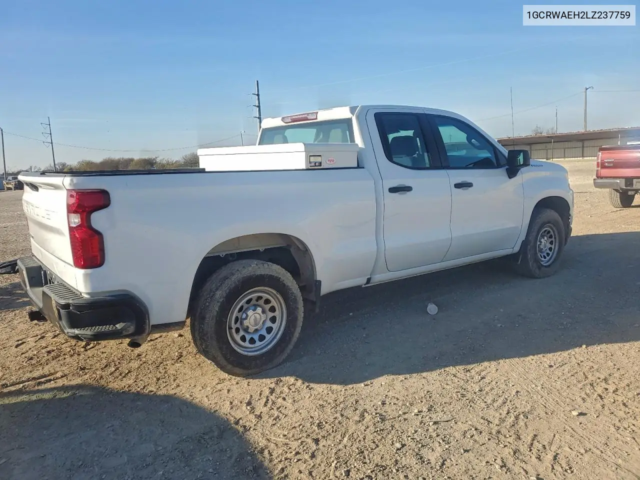 1GCRWAEH2LZ237759 2020 Chevrolet Silverado C1500