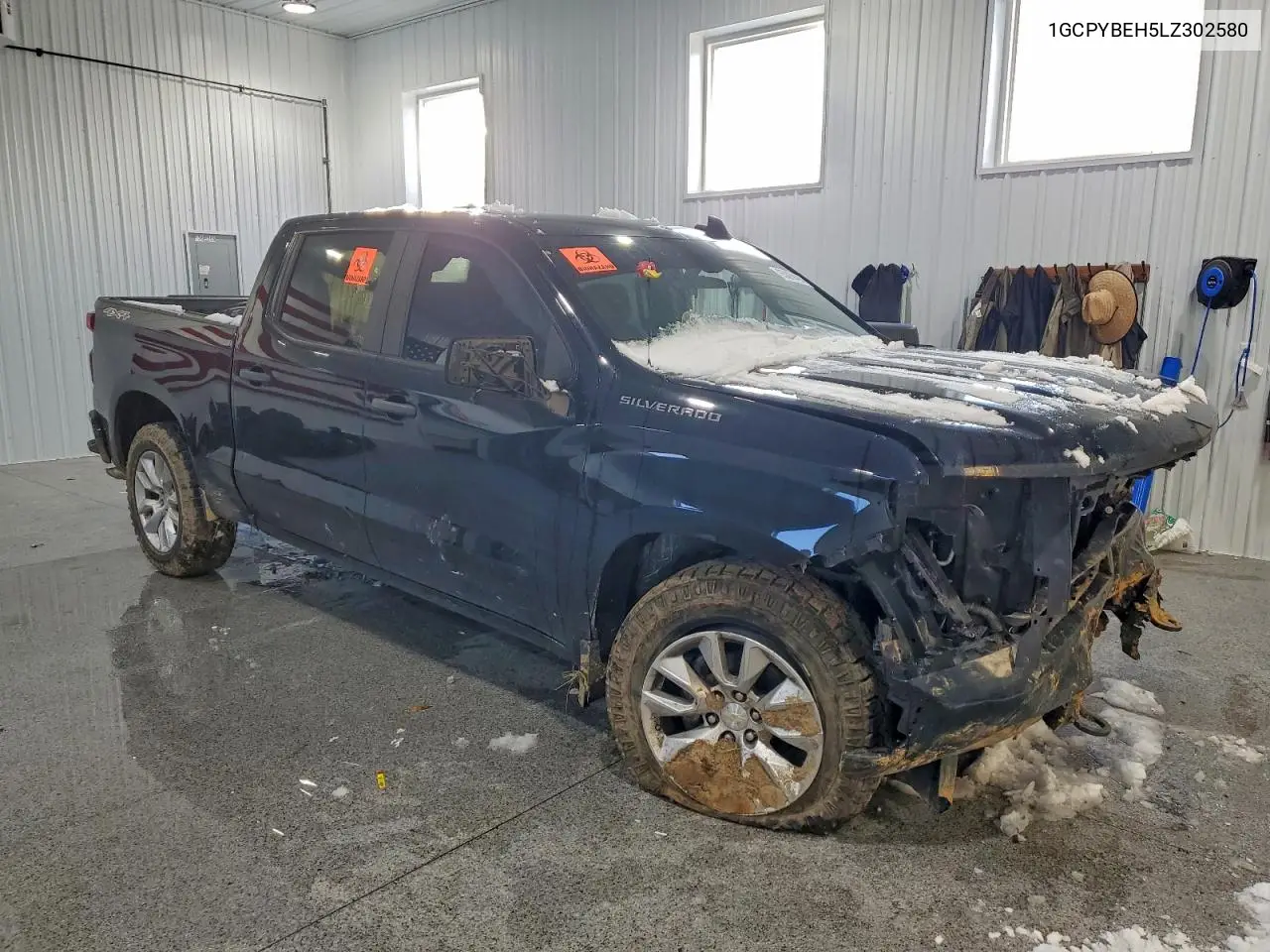 1GCPYBEH5LZ302580 2020 Chevrolet Silverado K1500 Custom