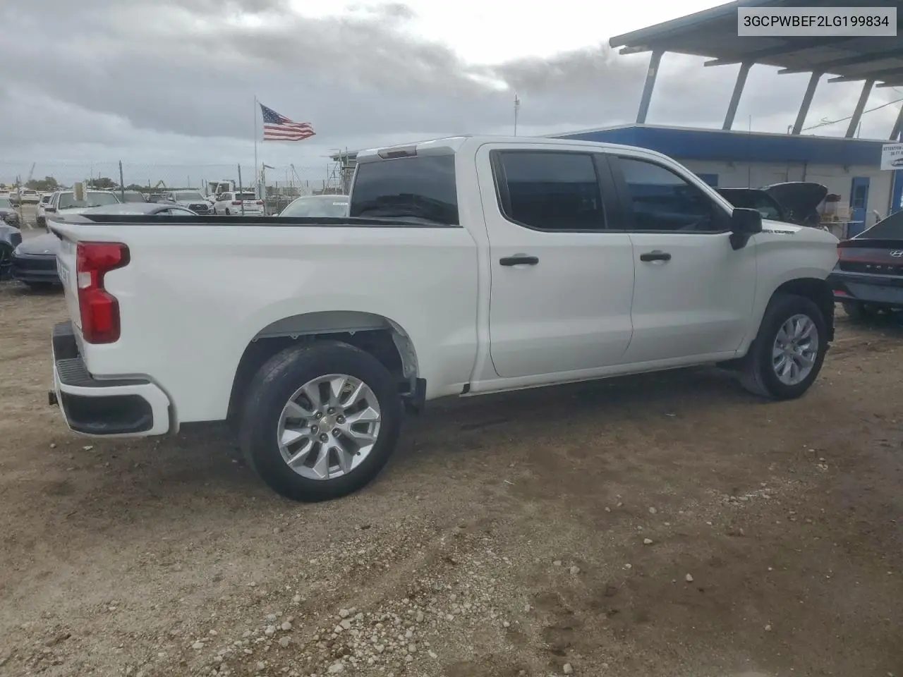 3GCPWBEF2LG199834 2020 Chevrolet Silverado C1500 Custom