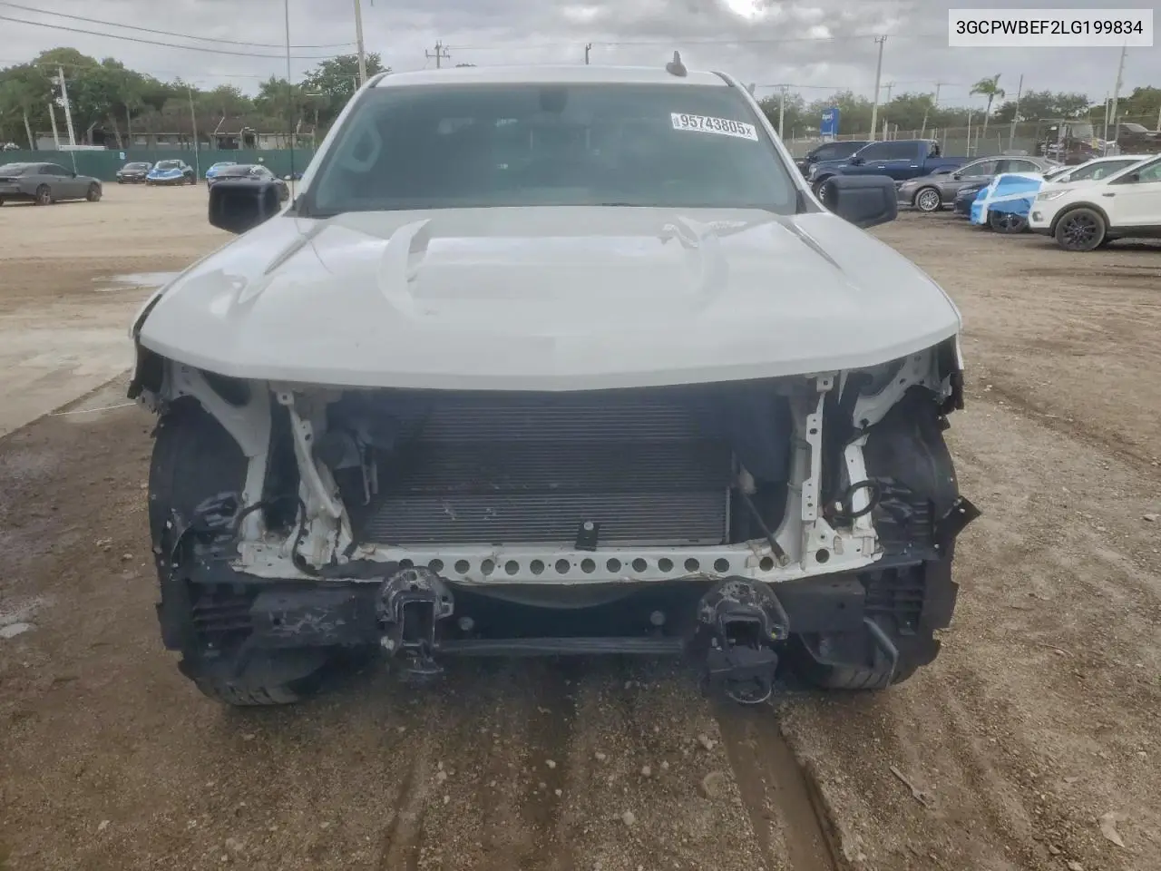 3GCPWBEF2LG199834 2020 Chevrolet Silverado C1500 Custom