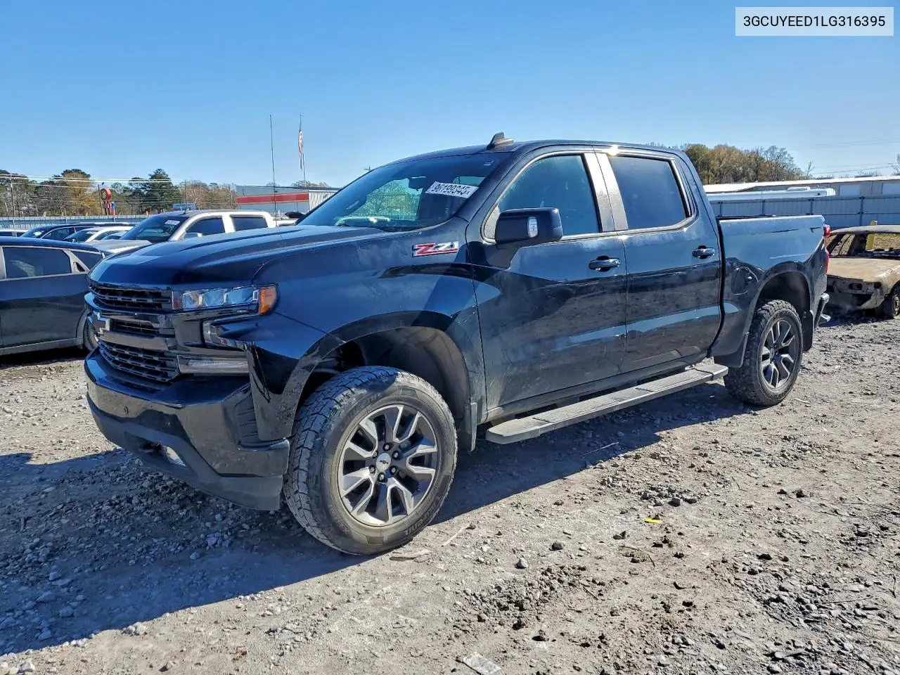 3GCUYEED1LG316395 2020 Chevrolet Silverado K1500 Rst