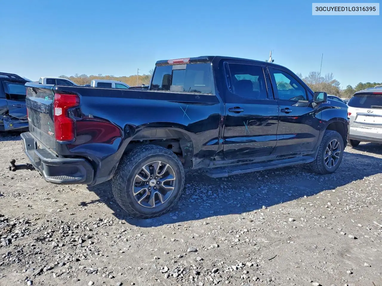 3GCUYEED1LG316395 2020 Chevrolet Silverado K1500 Rst