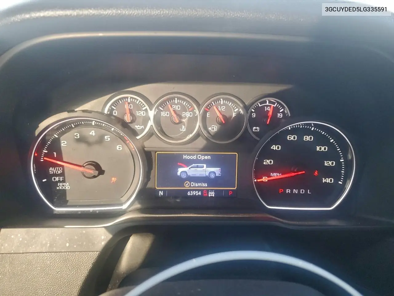 3GCUYDED5LG335591 2020 Chevrolet Silverado K1500 Lt