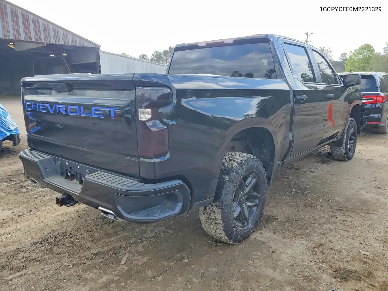 1GCPYCEF0MZ221329 2021 Chevrolet Silverado Trail Boss Custom