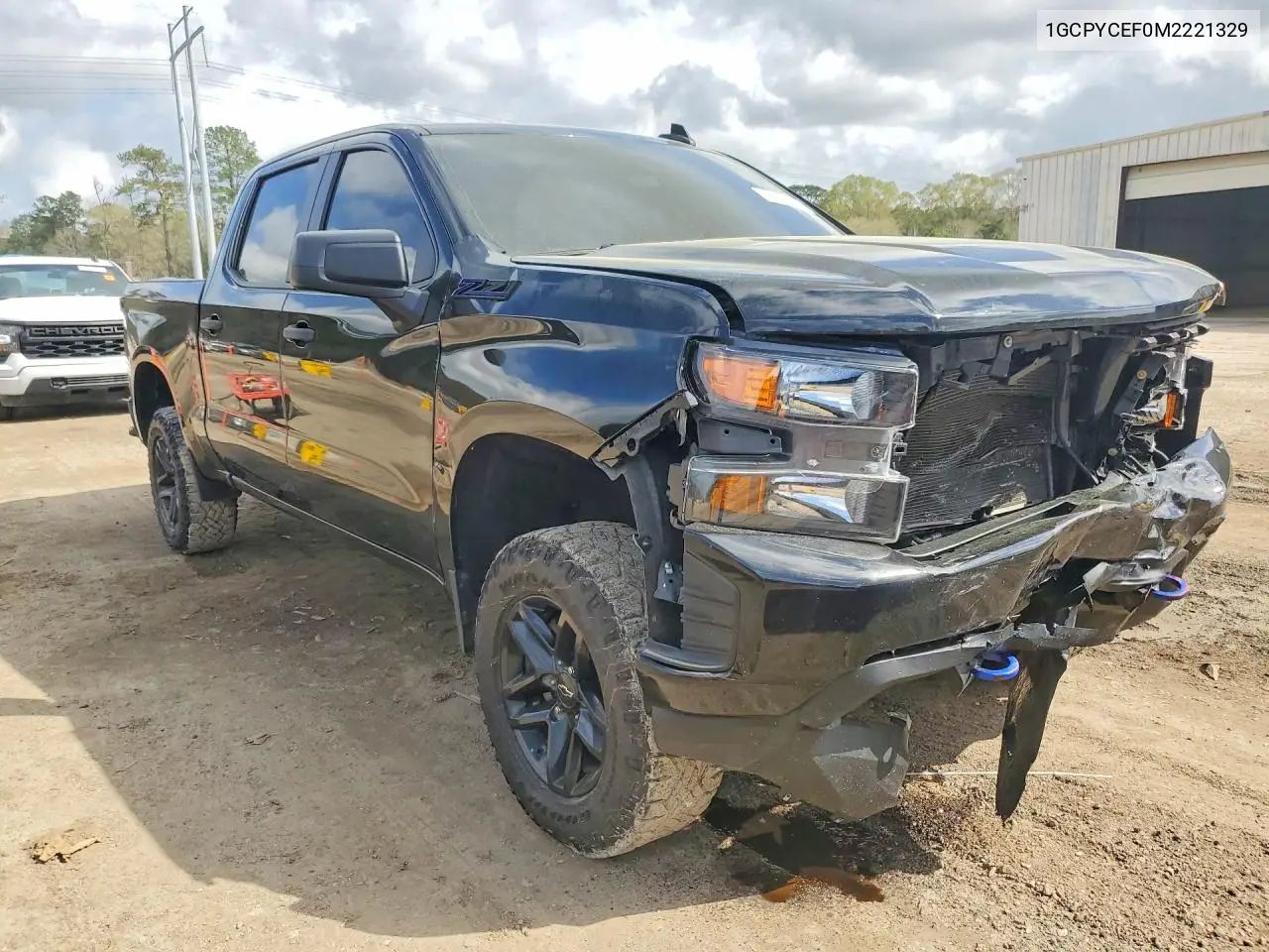 1GCPYCEF0MZ221329 2021 Chevrolet Silverado Trail Boss Custom