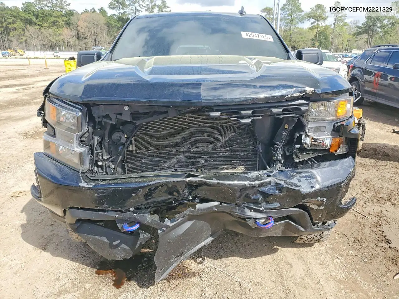 1GCPYCEF0MZ221329 2021 Chevrolet Silverado Trail Boss Custom