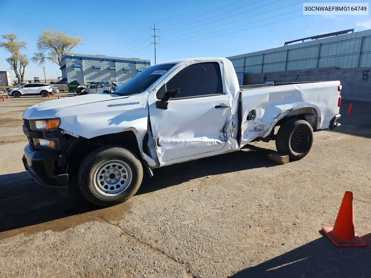 3GCNWAEF8MG164749 2021 Chevrolet Silverado C1500