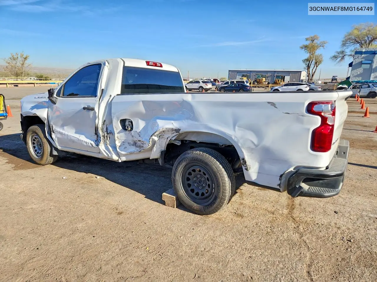 3GCNWAEF8MG164749 2021 Chevrolet Silverado C1500
