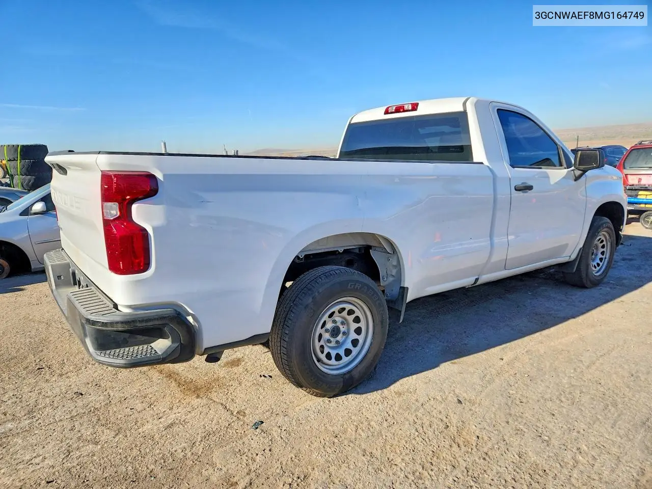 3GCNWAEF8MG164749 2021 Chevrolet Silverado C1500