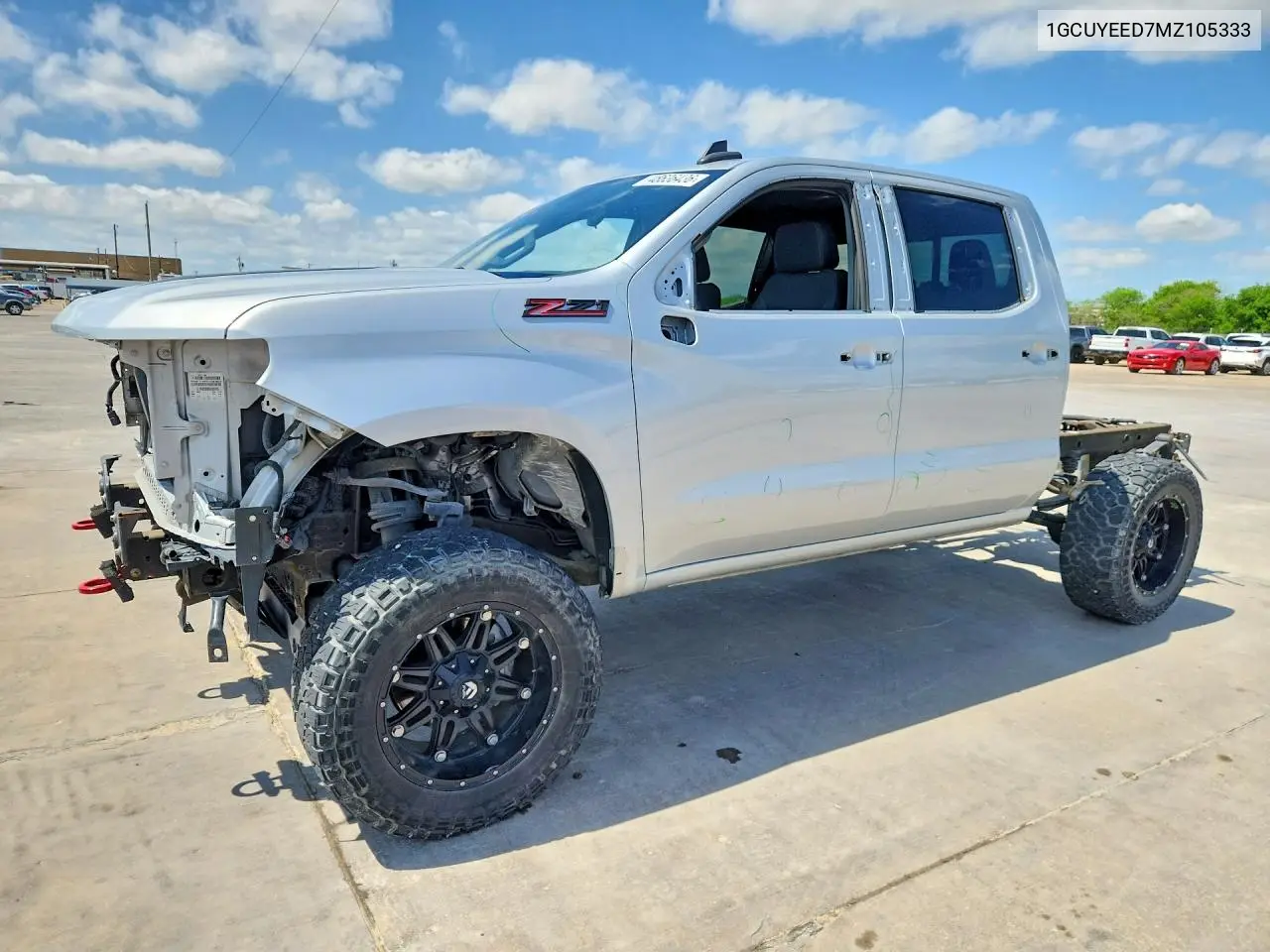 1GCUYEED7MZ105333 2021 Chevrolet Silverado K1500 Rst