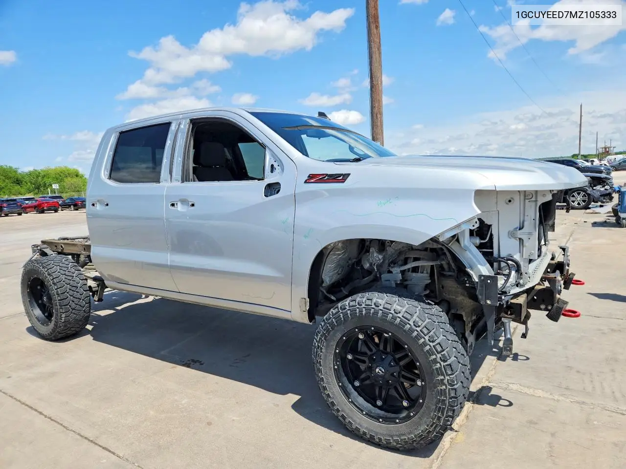 1GCUYEED7MZ105333 2021 Chevrolet Silverado K1500 Rst