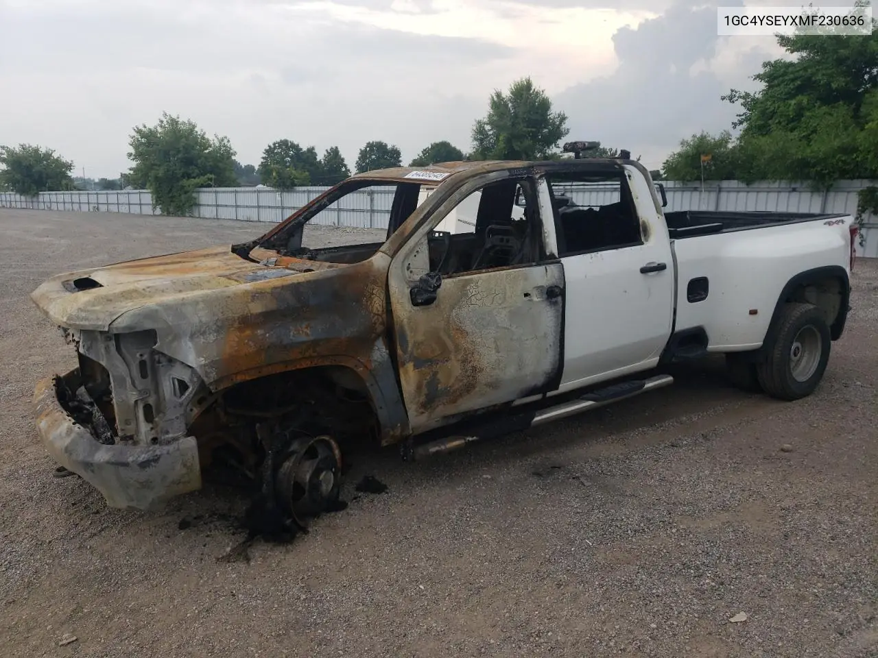 1GC4YSEYXMF230636 2021 Chevrolet Silverado K3500