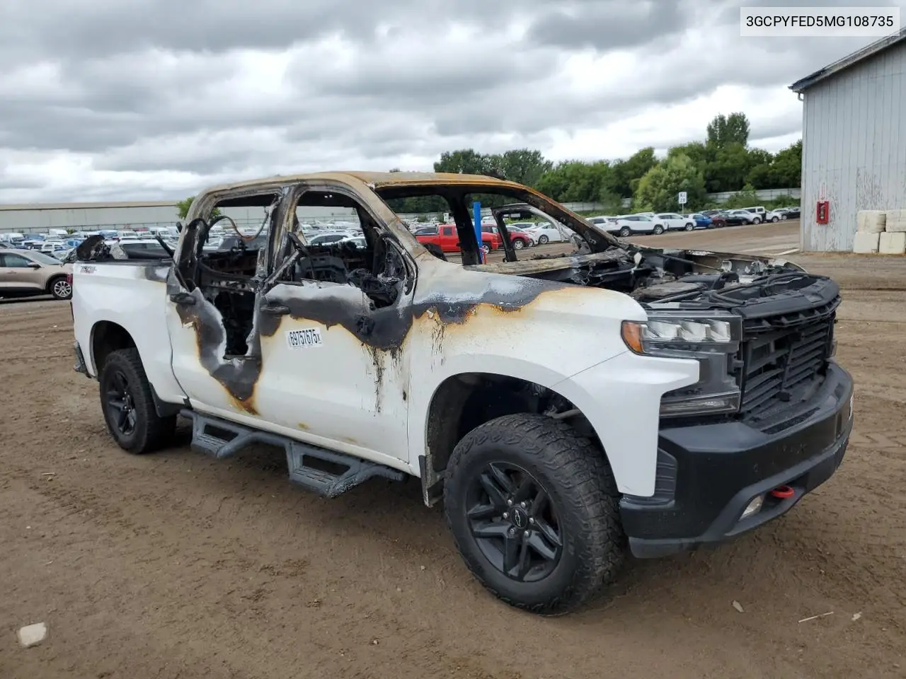 3GCPYFED5MG108735 2021 Chevrolet Silverado K1500 Lt Trail Boss