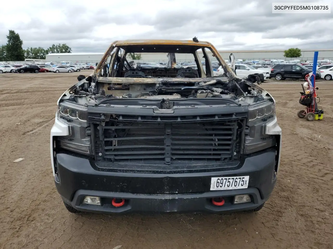 3GCPYFED5MG108735 2021 Chevrolet Silverado K1500 Lt Trail Boss