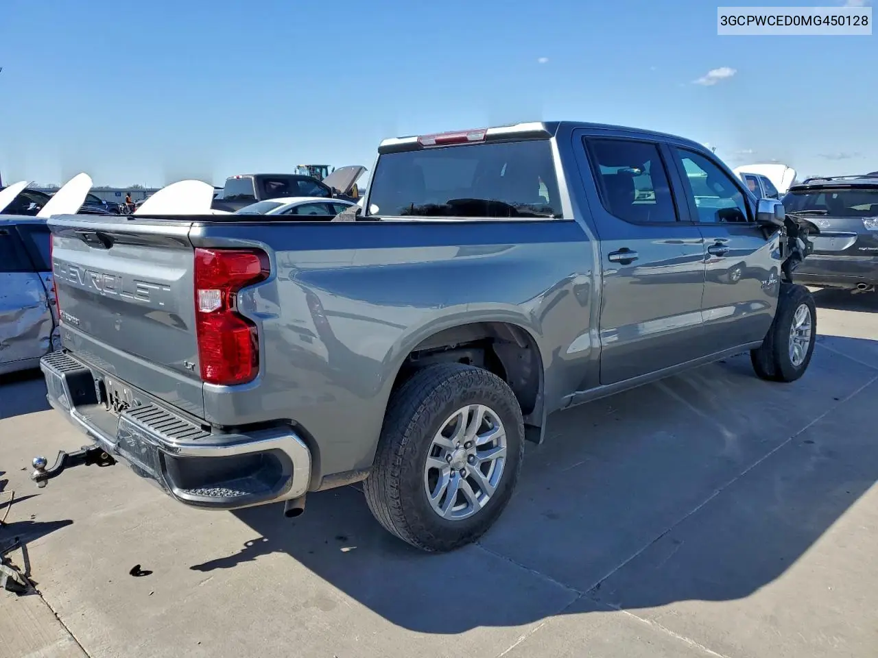 3GCPWCED0MG450128 2021 Chevrolet Silverado C1500 Lt