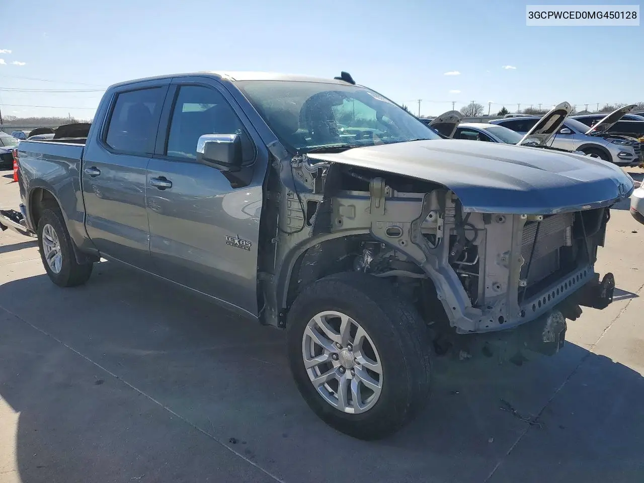 3GCPWCED0MG450128 2021 Chevrolet Silverado C1500 Lt