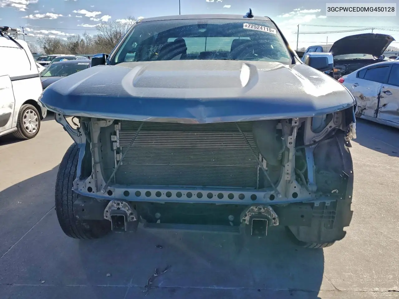 3GCPWCED0MG450128 2021 Chevrolet Silverado C1500 Lt