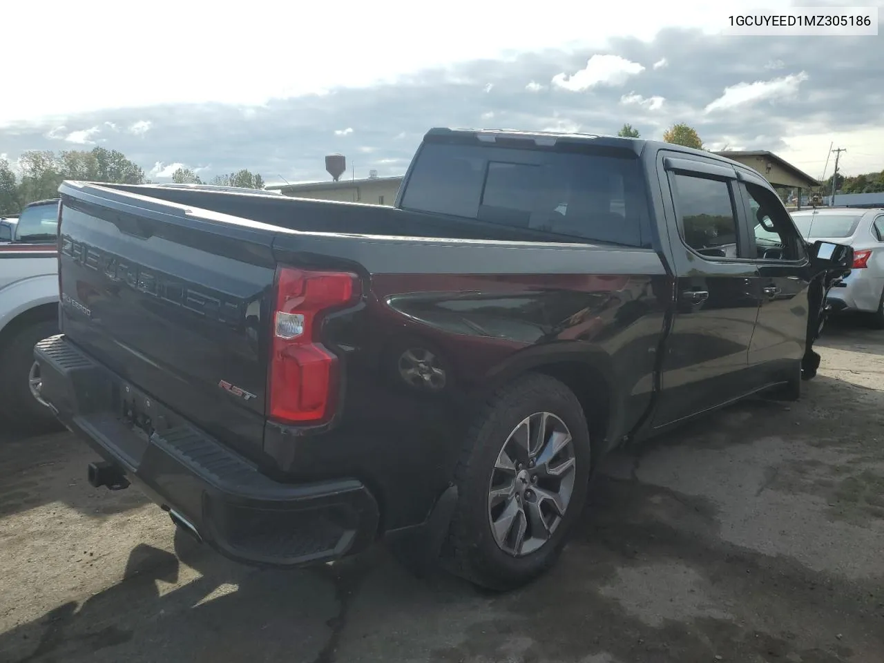 2021 Chevrolet Silverado K1500 Rst VIN: 1GCUYEED1MZ305186 Lot: 72756854