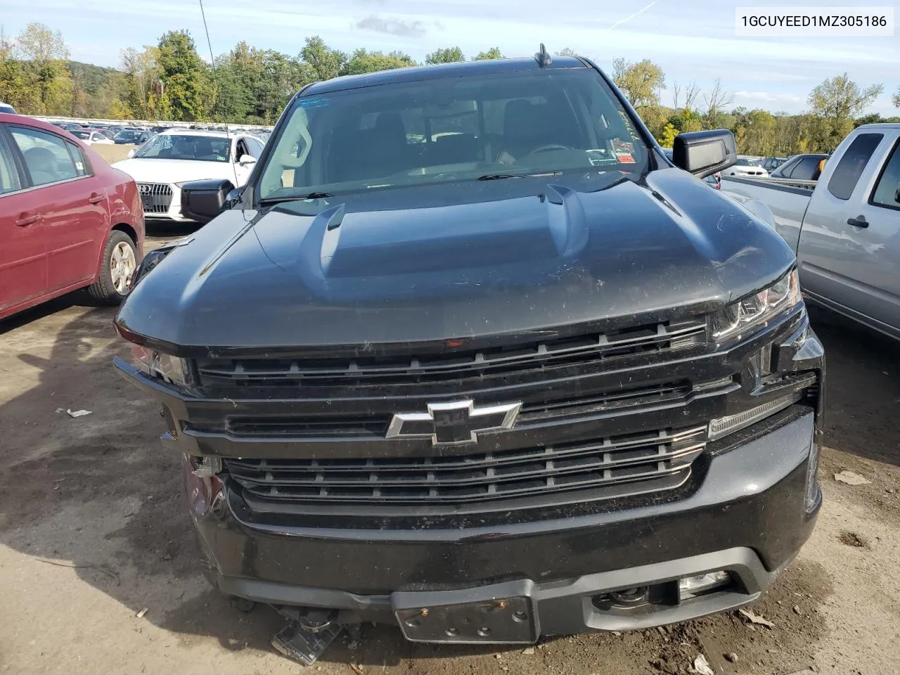 2021 Chevrolet Silverado K1500 Rst VIN: 1GCUYEED1MZ305186 Lot: 72756854