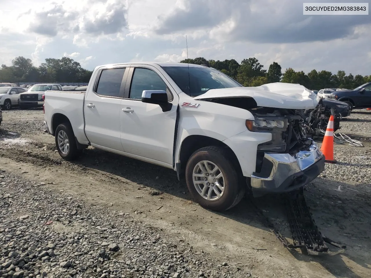 2021 Chevrolet Silverado K1500 Lt VIN: 3GCUYDED2MG383843 Lot: 73288684