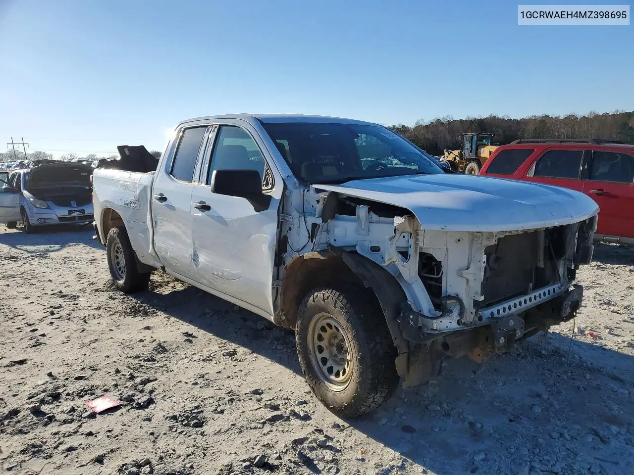 1GCRWAEH4MZ398695 2021 Chevrolet Silverado C1500