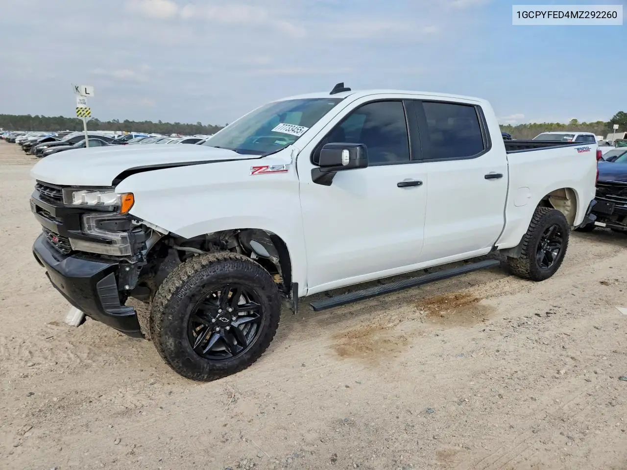 1GCPYFED4MZ292260 2021 Chevrolet Silverado K1500 Lt Trail Boss