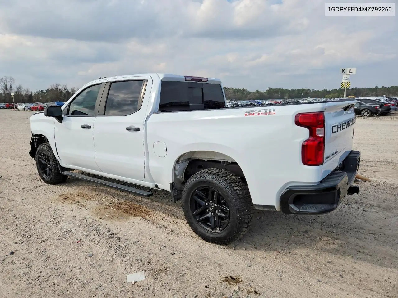 1GCPYFED4MZ292260 2021 Chevrolet Silverado K1500 Lt Trail Boss