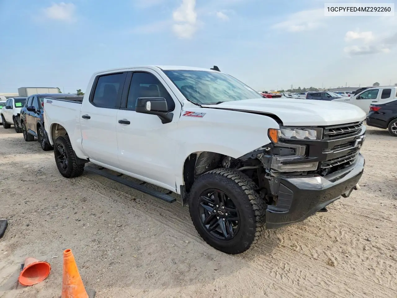 1GCPYFED4MZ292260 2021 Chevrolet Silverado K1500 Lt Trail Boss